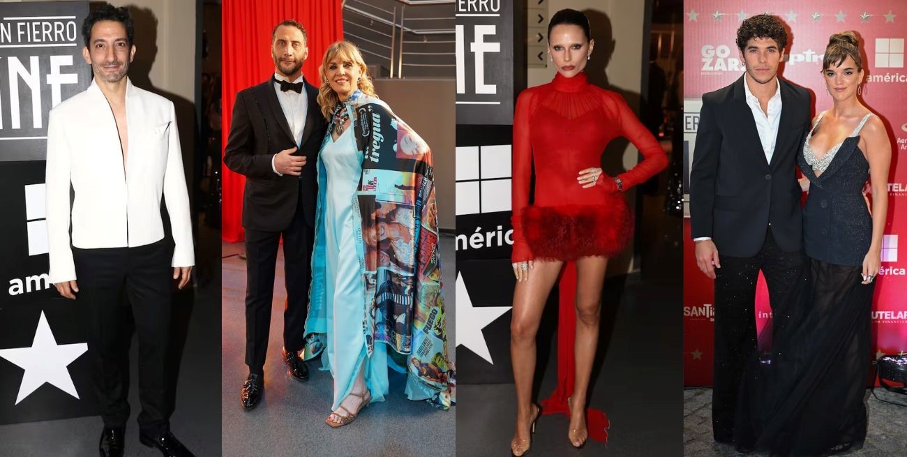 Los looks más llamativos de la alfombra roja de los Martín Fierro de Cine y Series 2025