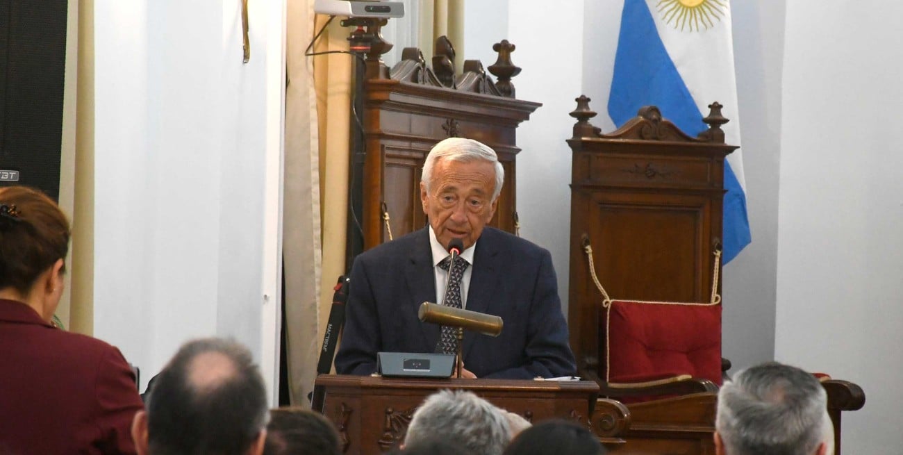 Falistocco anunció su alejamiento de la Corte Suprema santafesina desde noviembre de 2026