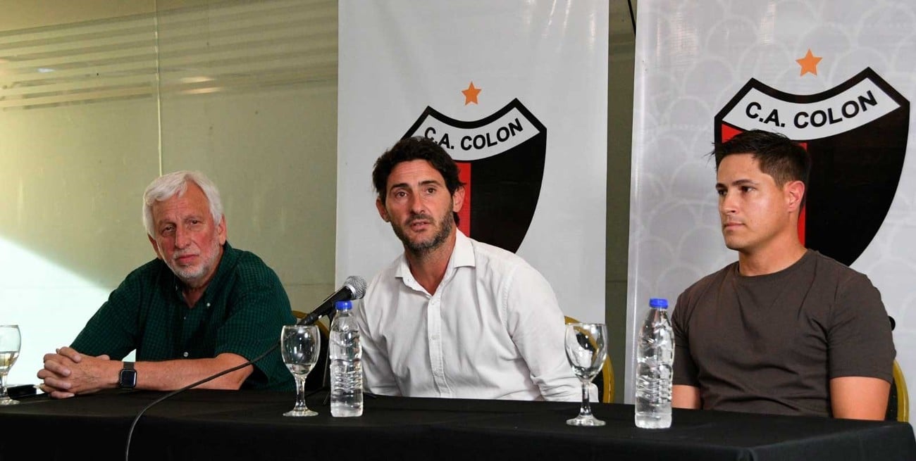 Se arma el Colón 2026: presentaron a Diego Colotto