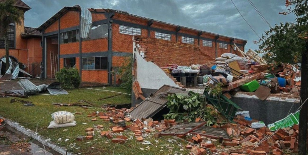 Brasil: un ciclón extratropical provoca inundaciones y daños en municipios de Río Grande do Sul y Santa Catarina