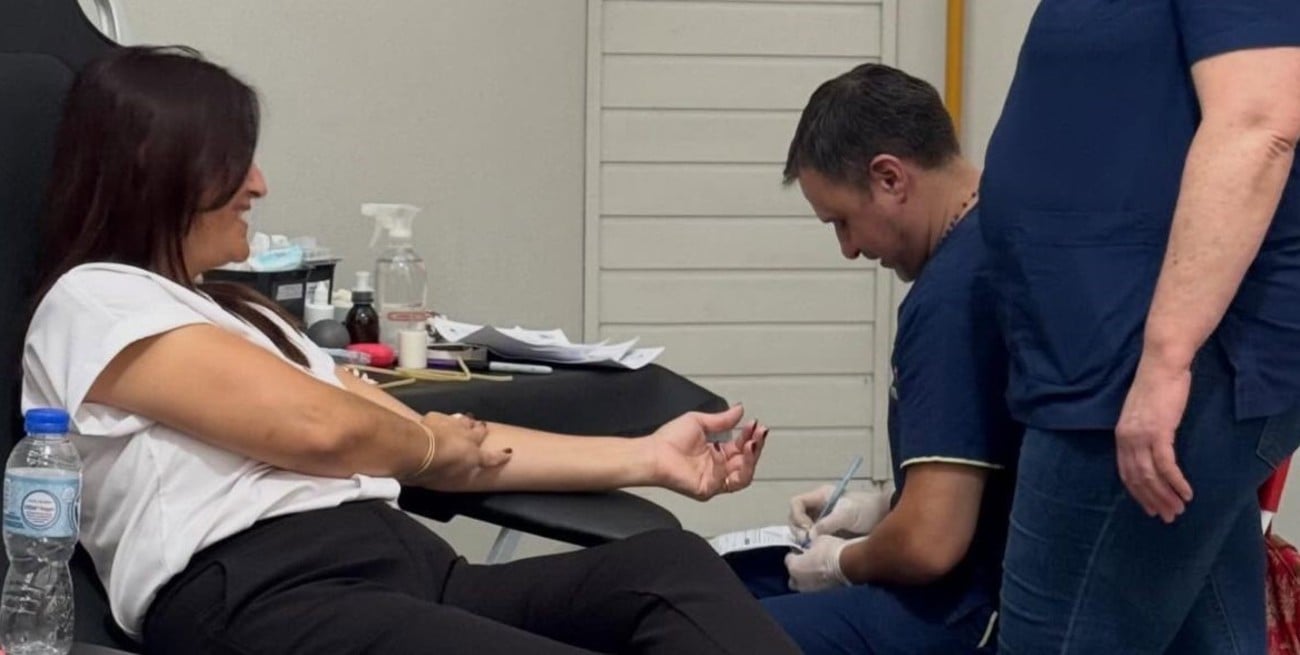 Nueva jornada solidaria en Franck: más vecinos se sumaron a donar sangre
