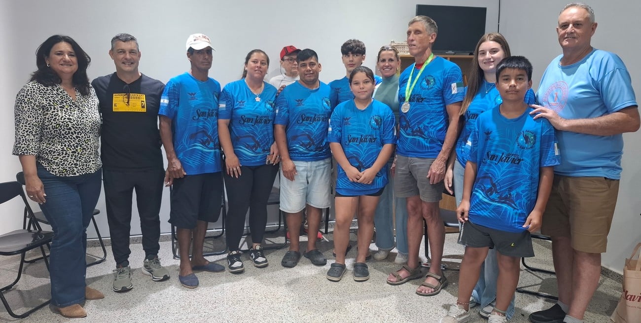 El ejemplo de John Morgan marcó a jóvenes nadadores sanjavierinos