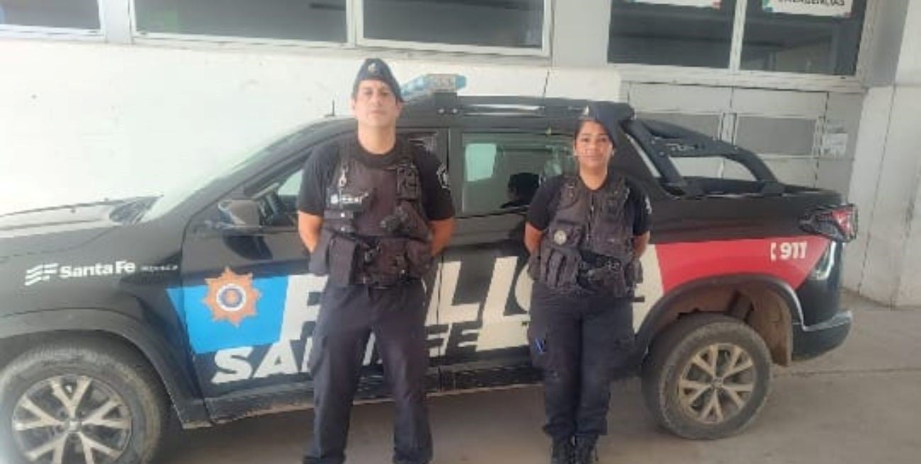 Oportuno accionar policial salvó la vida de un bebé de 1 año