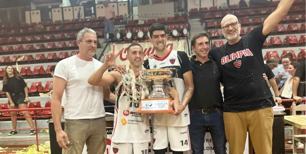 Olimpia BBC barrió a Firmat y se consagró tricampeón de la Liga Venadense