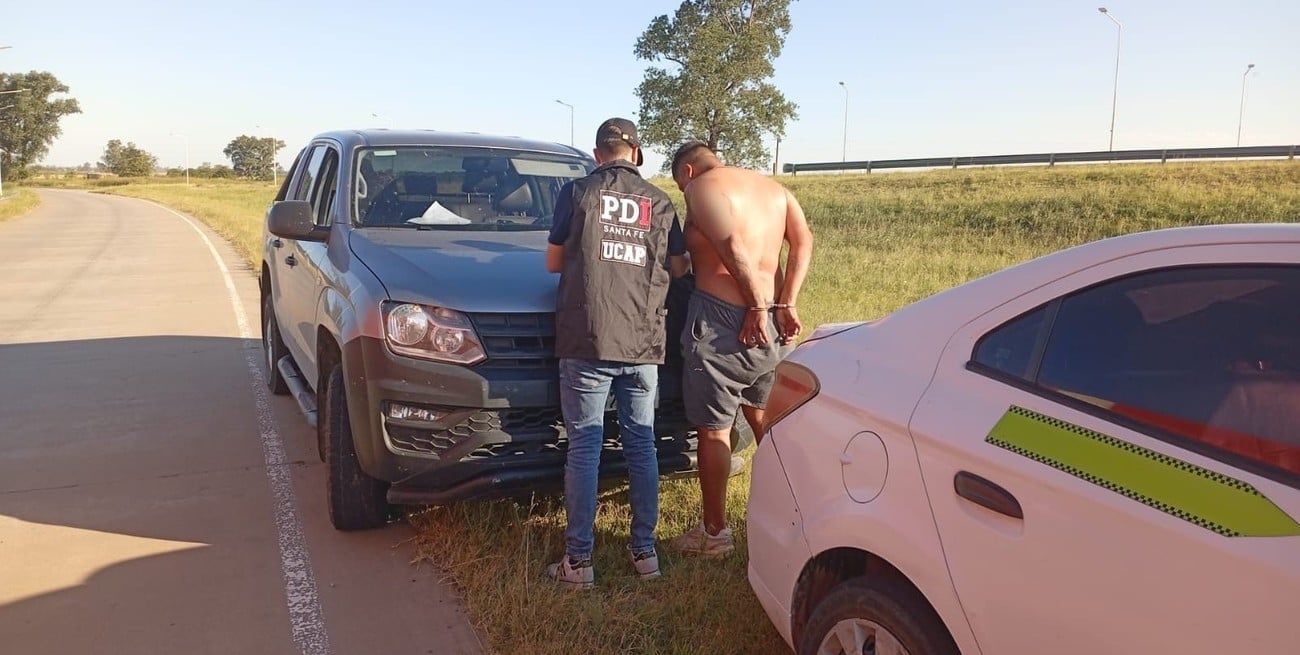 Detuvieron a un prófugo de Cañada de Gómez huyendo en remis a Córdoba