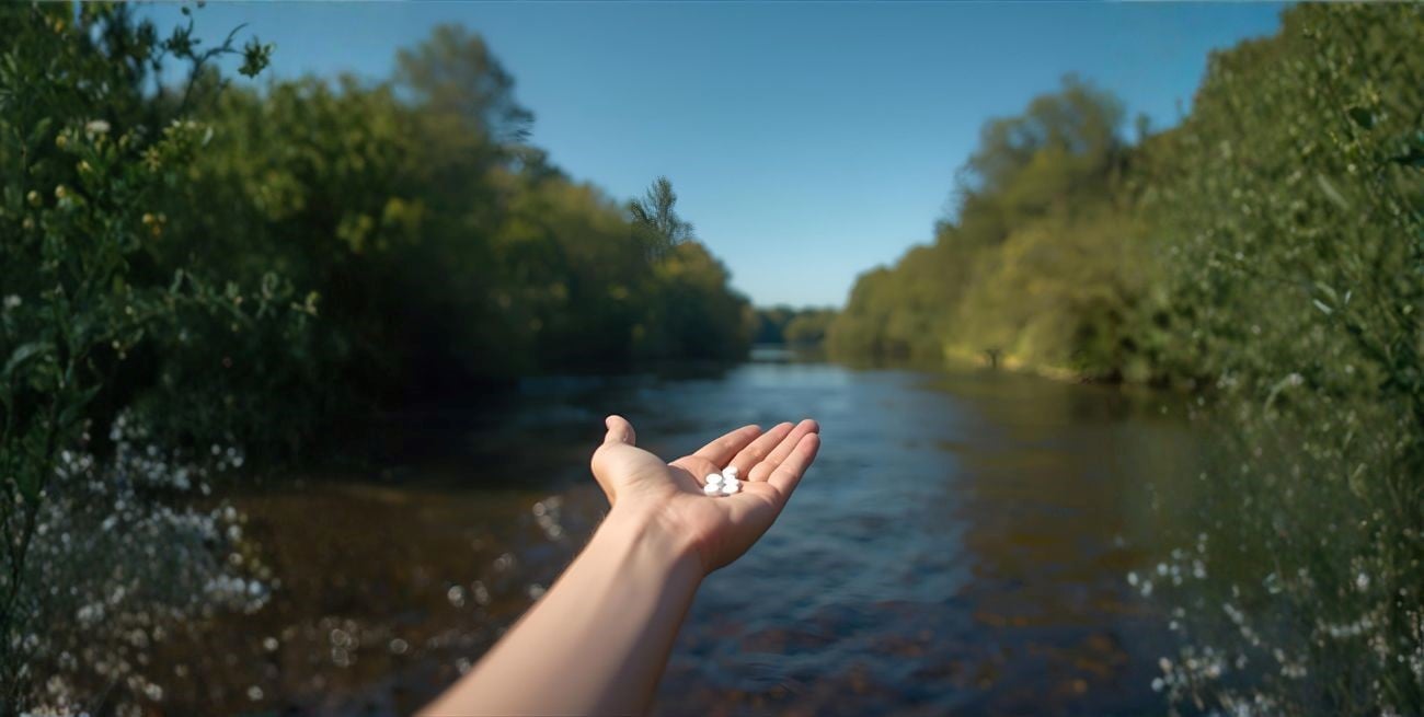 Un estudio reveló contaminación por ibuprofeno, paracetamol y sildenafil en cuencas del Río de la Plata