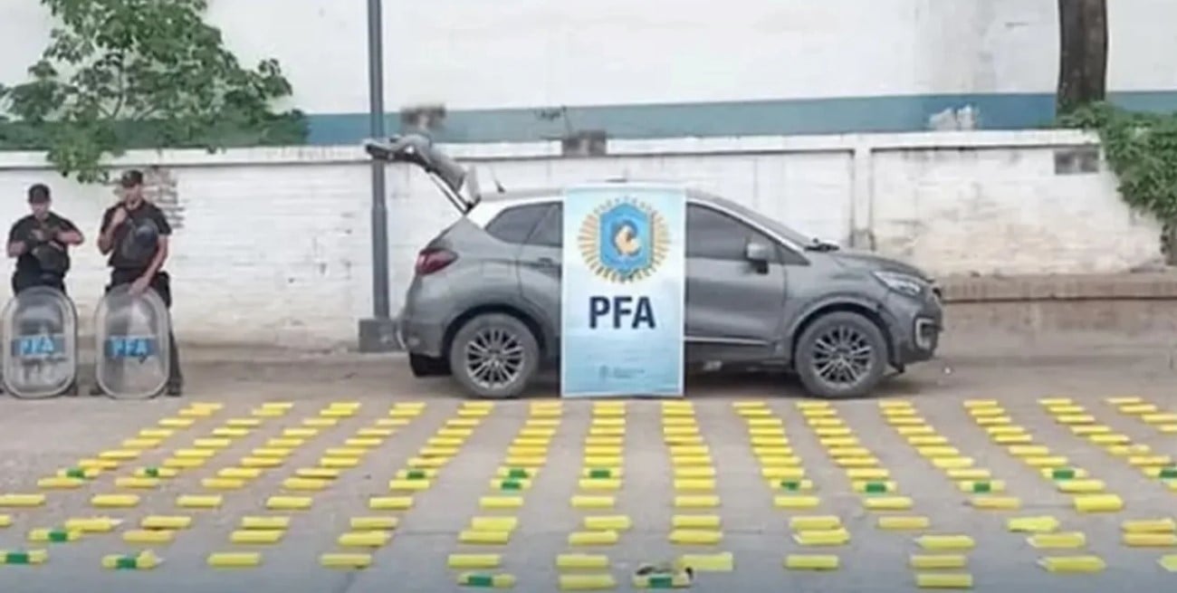 Dos detenidos tras el secuestro de 200 kilos de cocaína en Salta