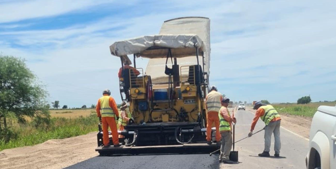 Obras viales que fortalecen la integración regional en el departamento San Justo