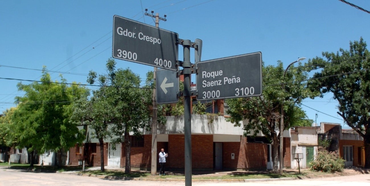 La Municipalidad restableció el tránsito en la intersección de Roque Sáenz Peña y Crespo