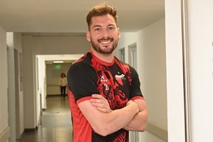 Matías Budiño fue la segunda incorporación de las 16 de Colón para el 2026. Está recuperado y vuelve a la titularidad. Foto: Flavio Raina