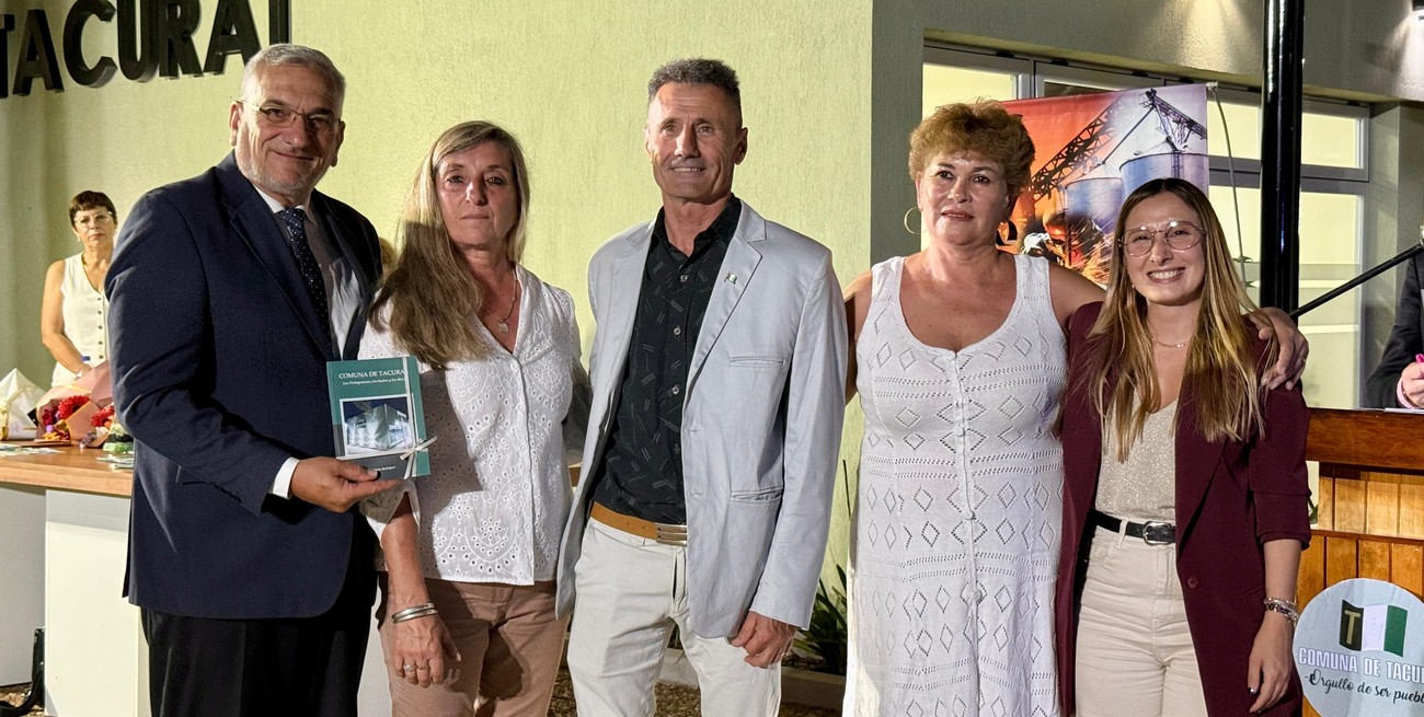 Calvo participó de la presentación de un libro histórico para la localidad de Tacural