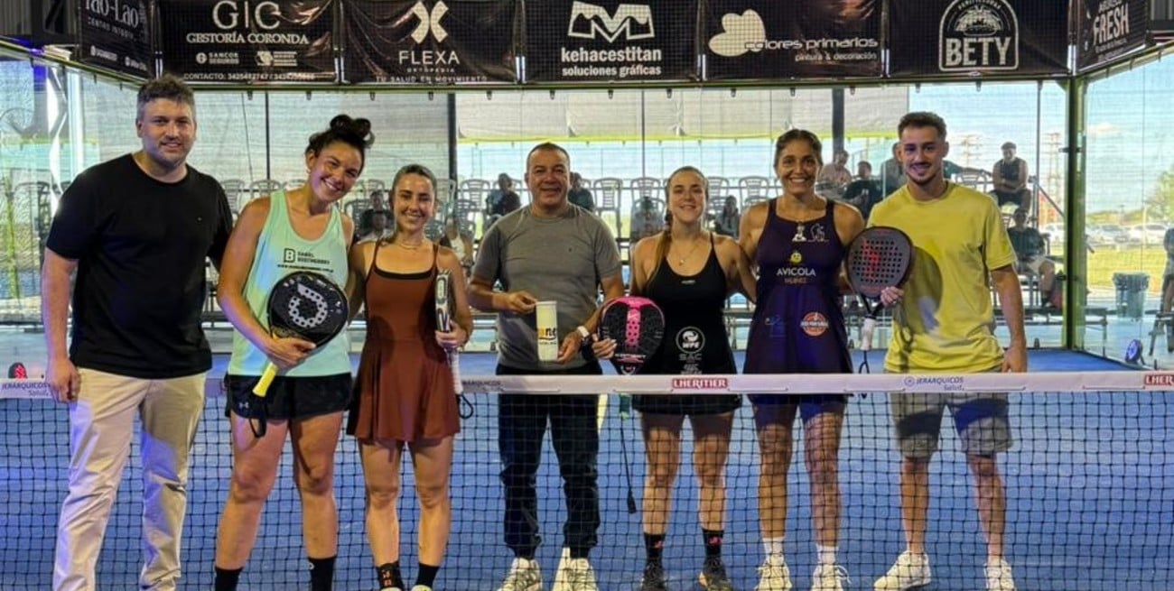 Coronda fue escenario de un torneo internacional de pádel con figuras del país y del mundo