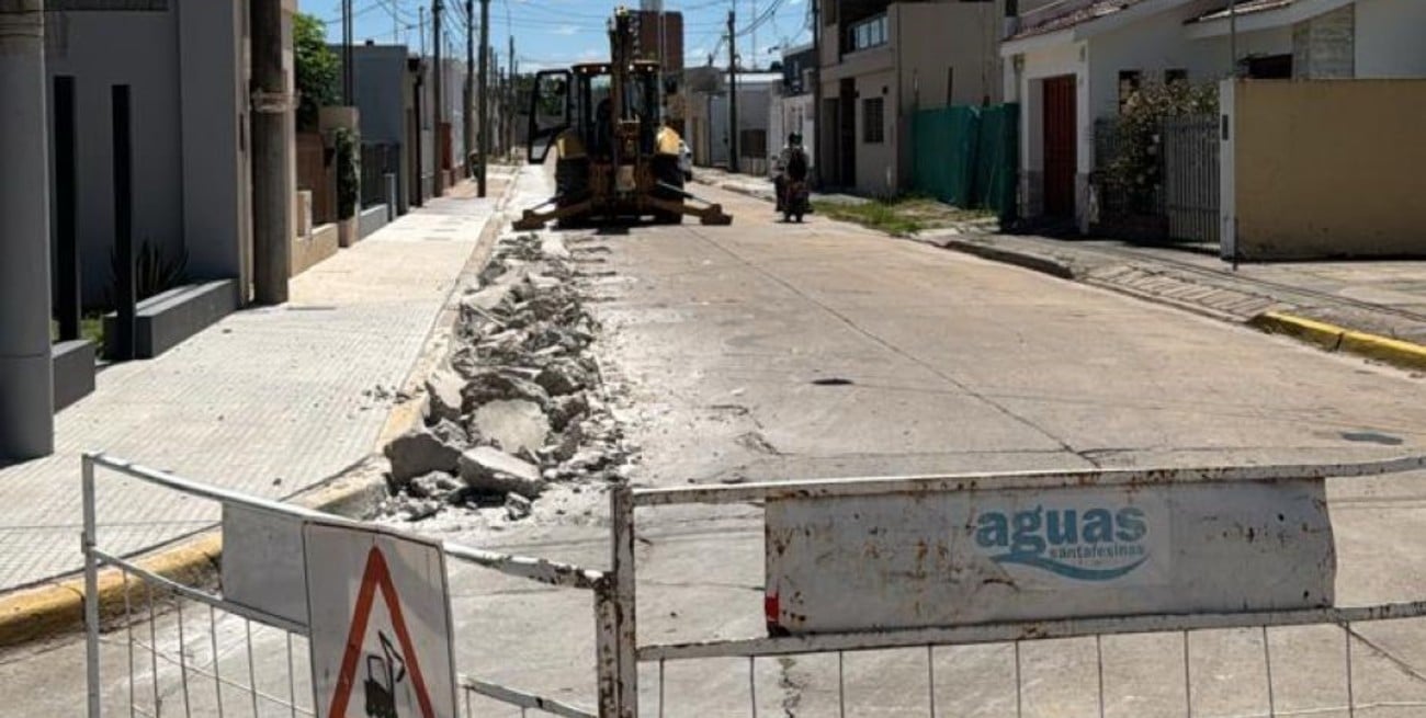 Mejoras en el servicio: renuevan la red cloacal en la zona céntrica de Gálvez