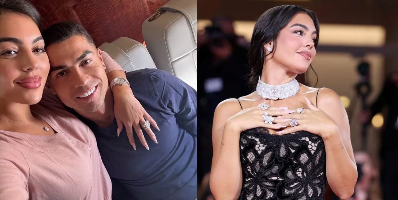 Georgina Rodríguez revela la verdadera historia detrás del enorme anillo de compromiso que le dio Cristiano Ronaldo 