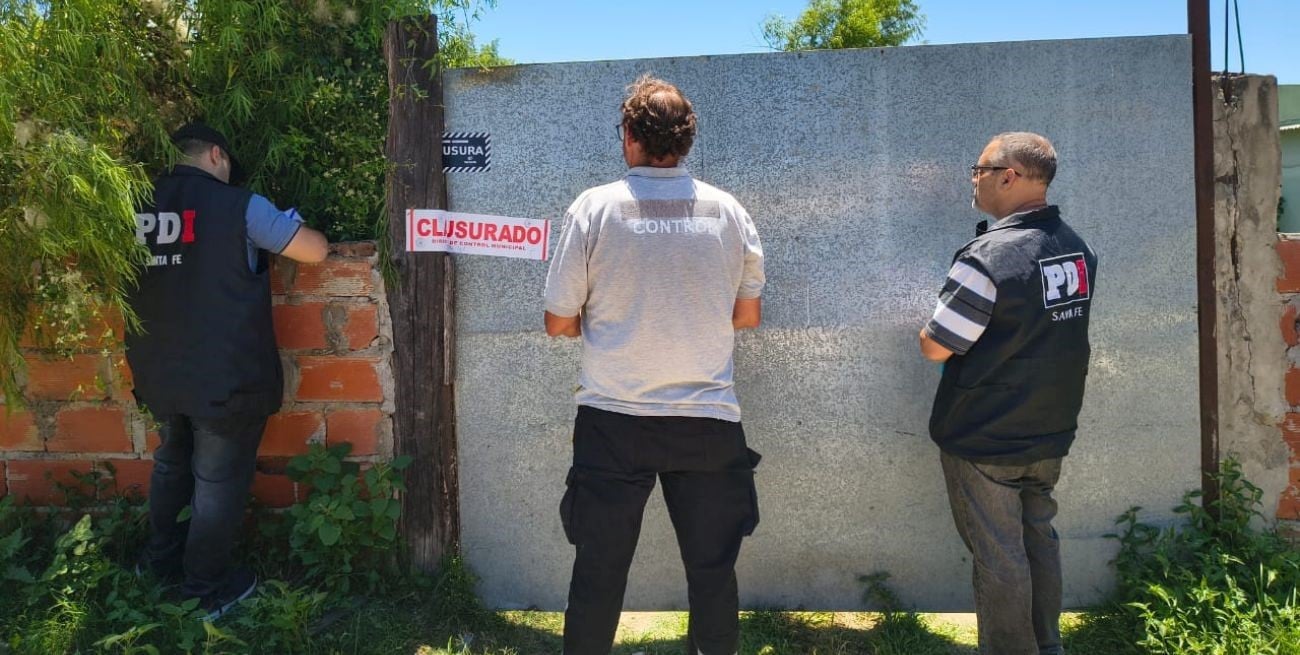 Allanaron chatarrerías y talleres ilegales en la ciudad de Santa Fe