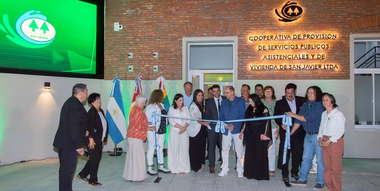 Un edificio histórico proyectado al futuro: se inauguró la nueva sede de la Cooperativa de San Javier