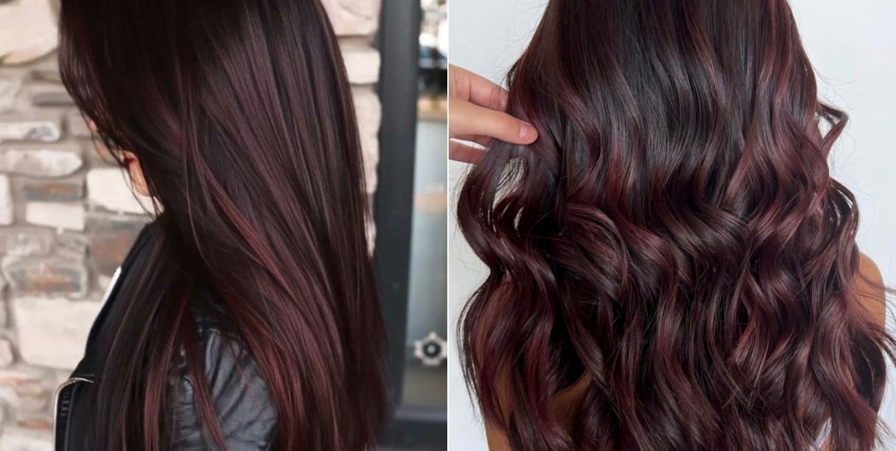 El “rubí negro” se consolida como el color de cabello del momento