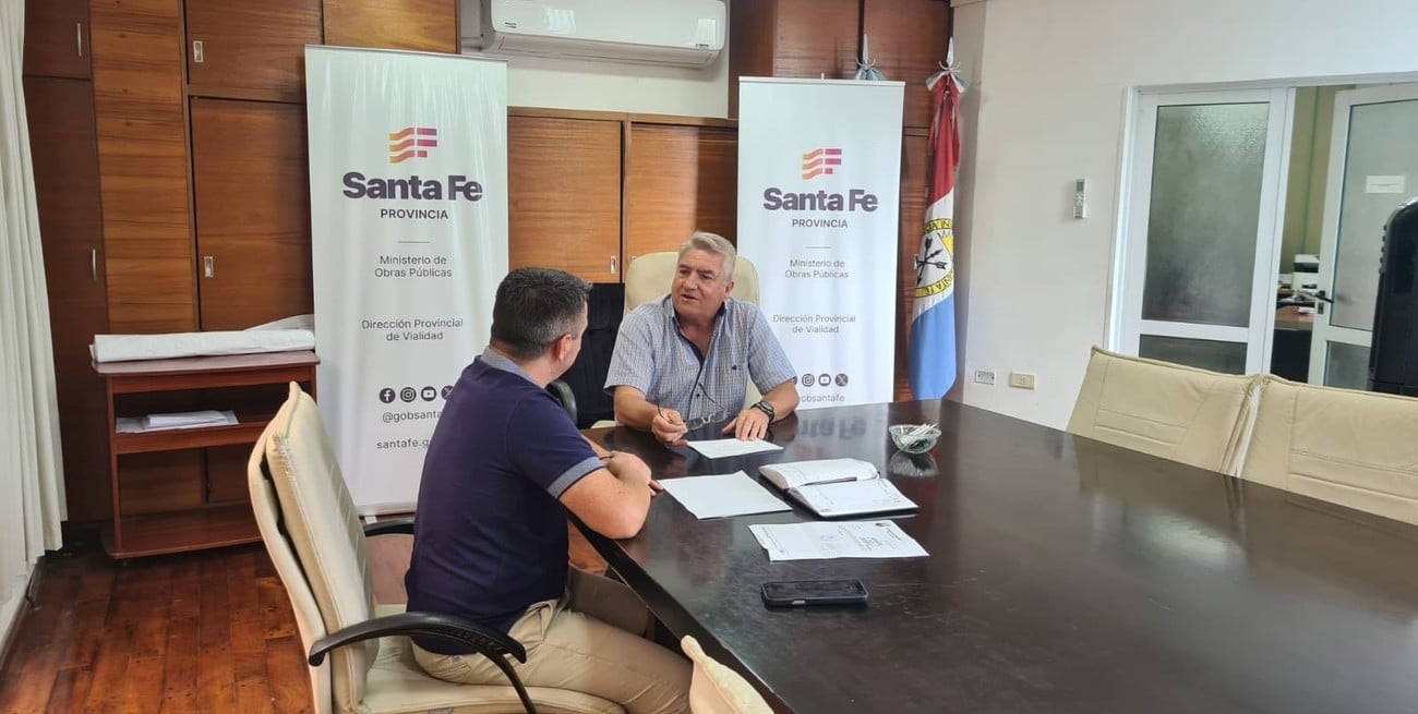 San Agustín: avanzan gestiones con Vialidad Provincial para mejorar la infraestructura vial