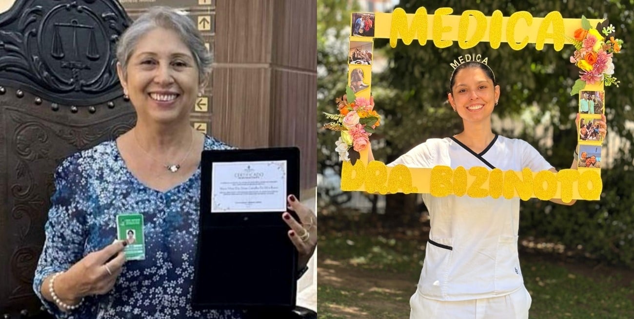 La joven brasileña cuya madre fue asesinada en calle Corrientes se recibió de médica y le dedicó su título