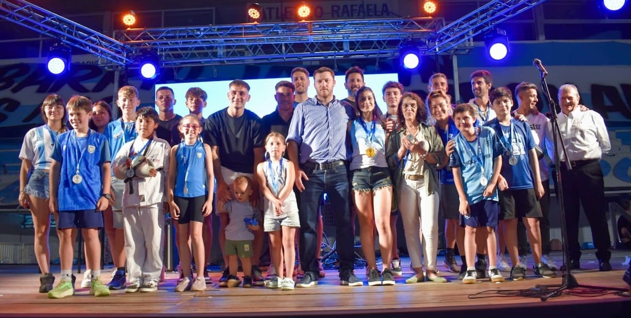 Más de 2.000 personas celebraron los logros de Atlético Rafaela a lo largo del 2025
