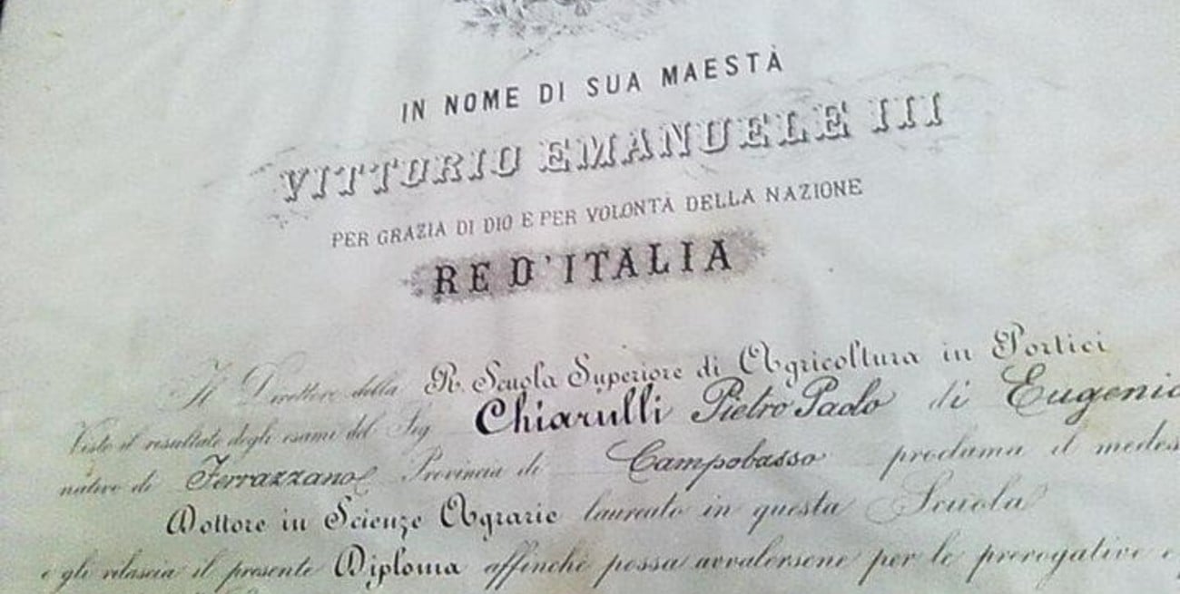 La otra inmigración: Dr. Pedro Pablo Chiarulli, un pionero