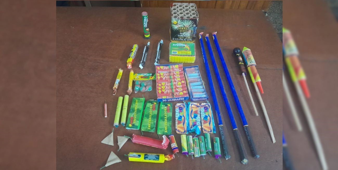 En el Parque Federal: secuestro de piroctenia y fuga de varios menores