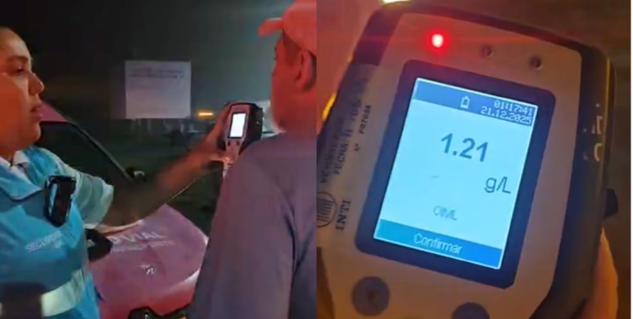 Pinamar: dio positivo en un control de alcoholemia y dijo que había tomado vinagre