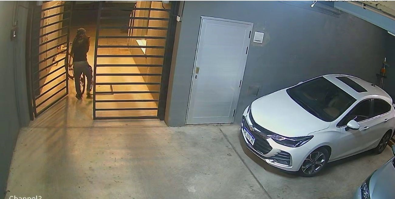 Inseguridad: violentó el portón de un edificio y robó una bicicleta