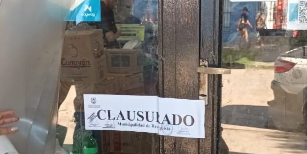 Clausuraron un supermercado por venta ilegal de pirotecnia en Reconquista