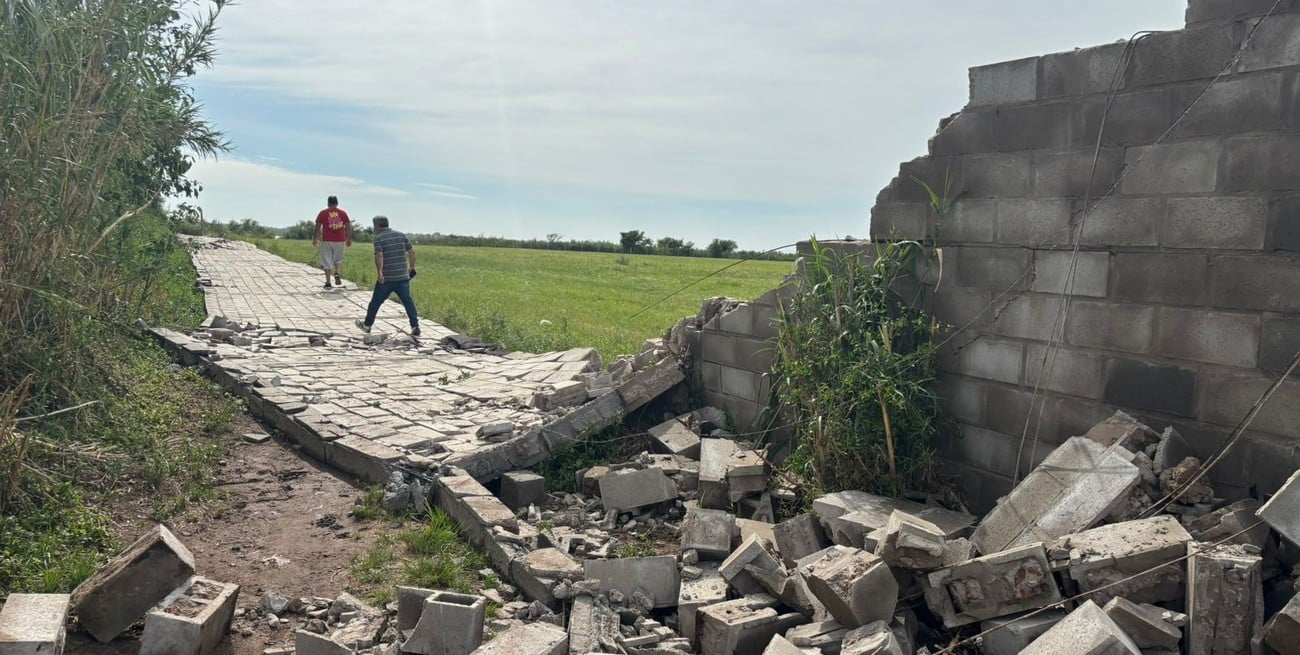 Daños, cortes y asistencia: el impacto del temporal en Villa Gobernador Gálvez