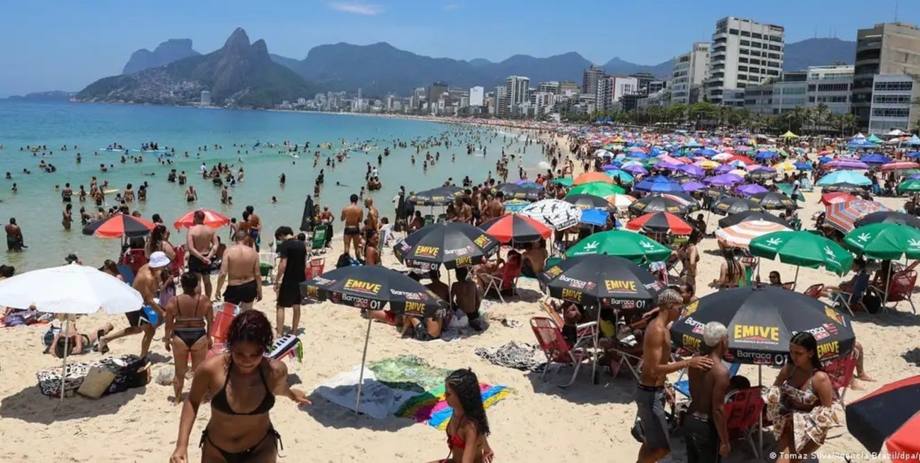 Brasil bajo calor extremo: récords históricos y alerta roja en San Pablo y Río