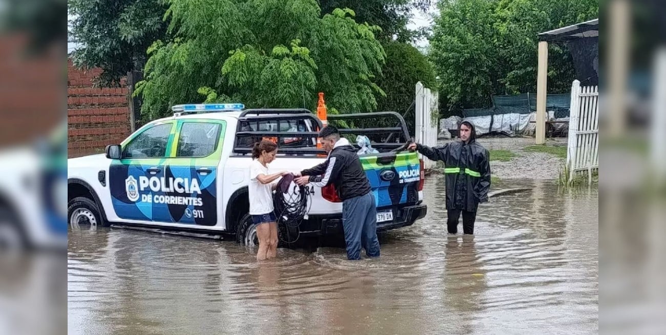Emergencia en San Luis del Palmar por un temporal sin precedentes