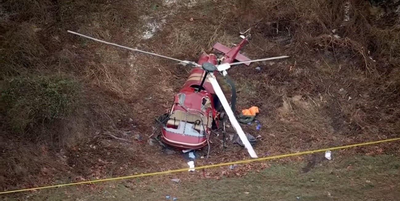 Choque entre dos helicópteros en Nueva Jersey: un muerto y un herido crítico