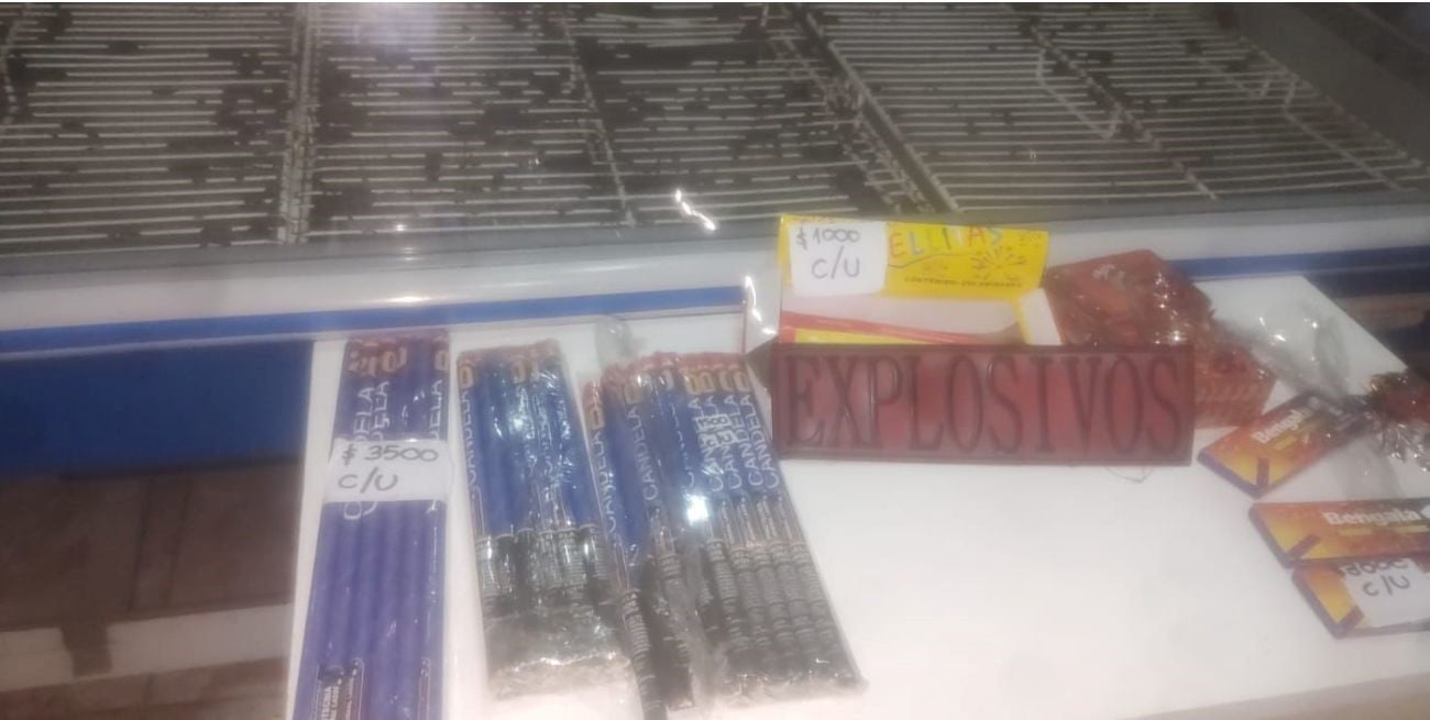Detectan y secuestran pirotecnia en un comercio de la ciudad de Santa Fe