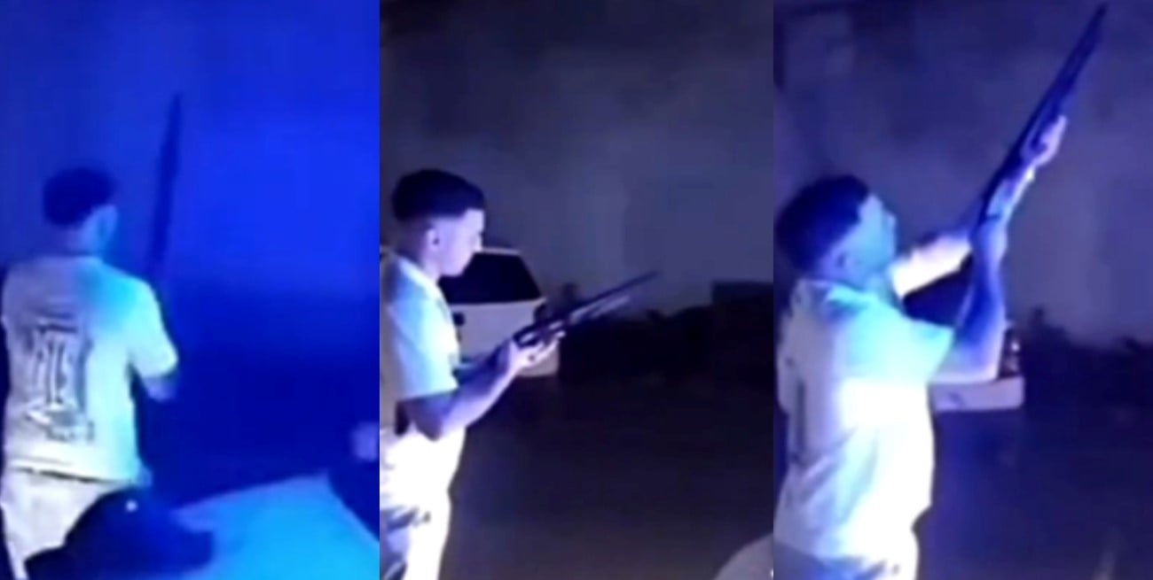 Video: desafectaron a un policía bonaerense tras disparar al aire en Navidad