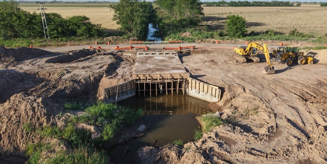 Etapa final de obra para el reacondicionamiento de Canal Irigoyen