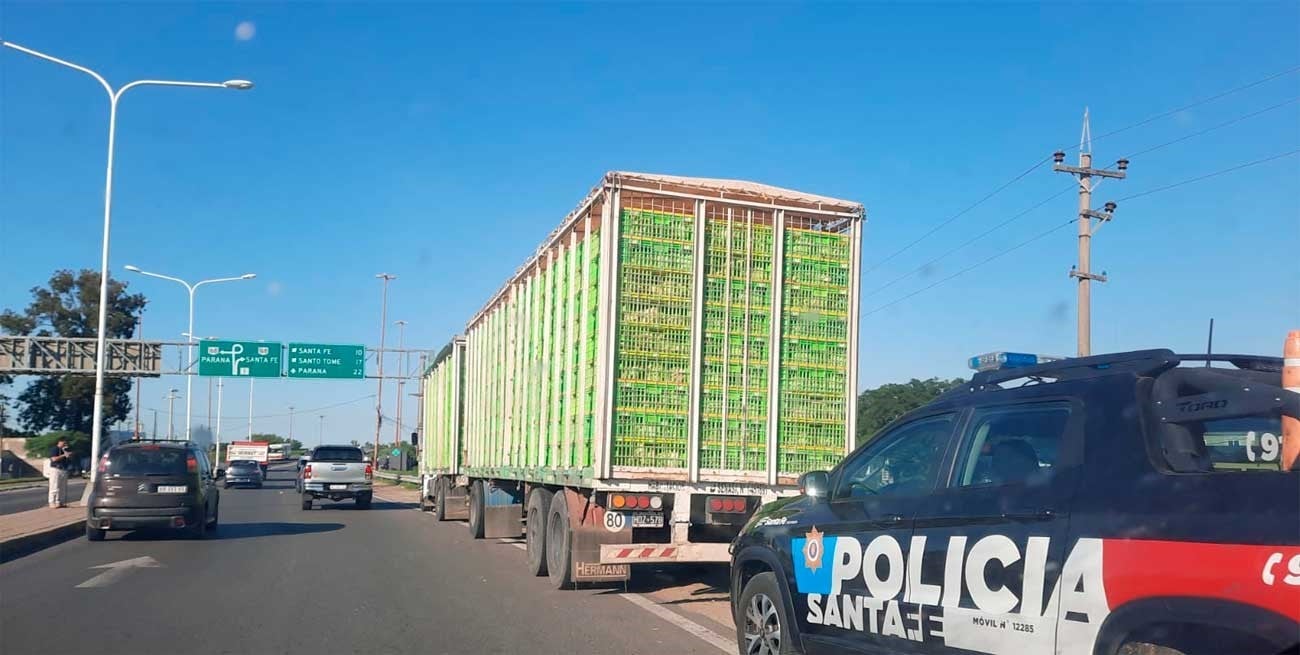 Un choque generó demoras en el tránsito sobre la Ruta 1 en la mano a Santa Fe