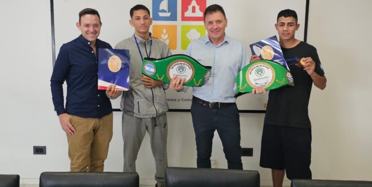 Orgullo sanlorencino: tres boxeadores locales campeones del Mercosur
