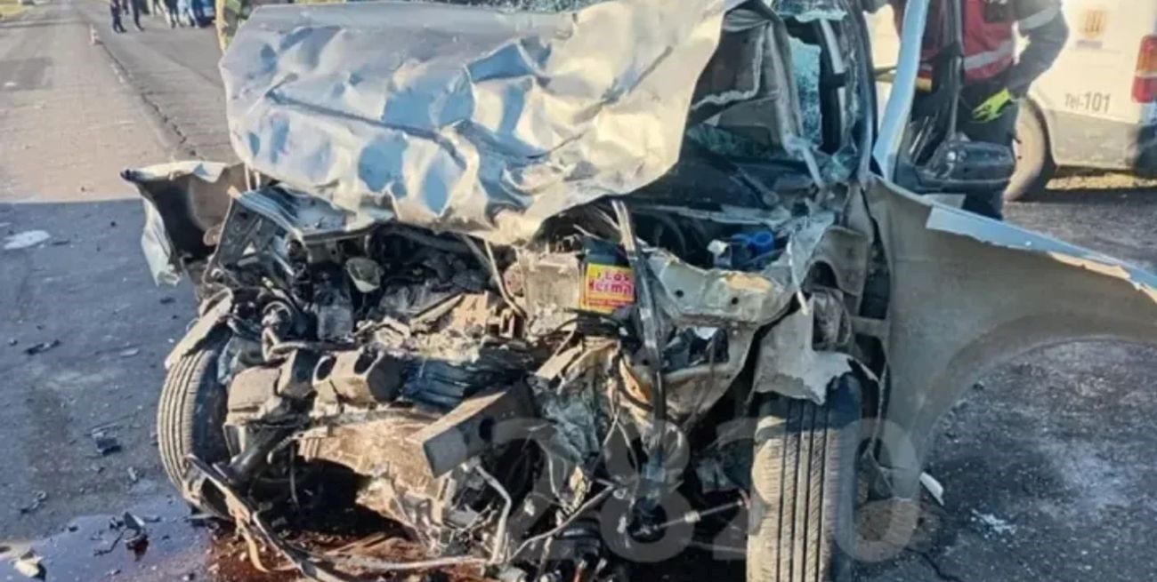 Choque frontal en Entre Ríos dejó tres muertos y heridos graves en la Ruta 20