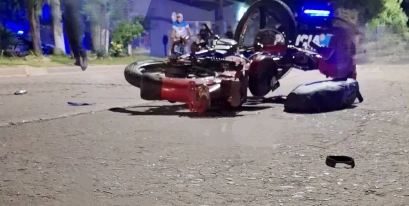 Dos muertos tras un choque entre motos al sur de la ciudad de Esperanza 