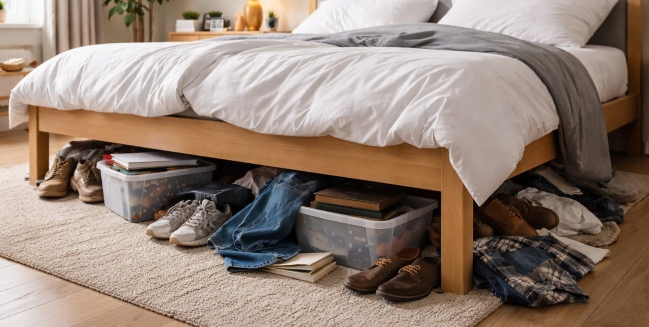 Por qué dormir con objetos bajo la cama afecta tu descanso según el Feng Shui