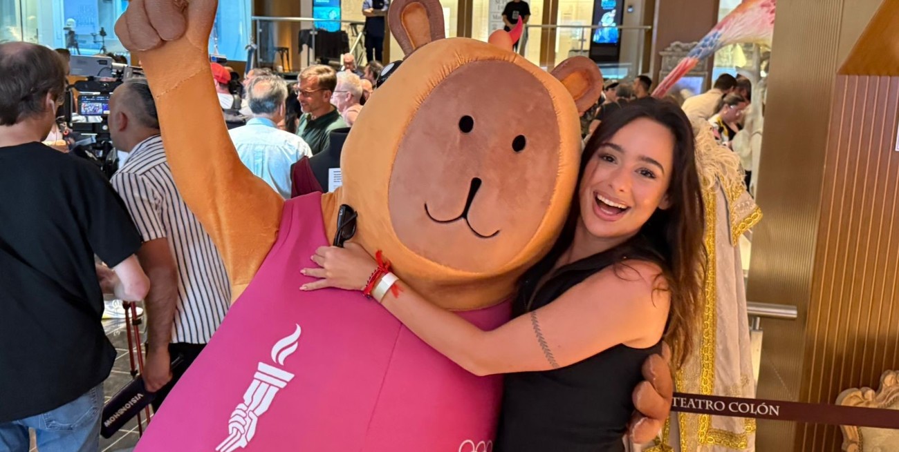 Juegos Suramericanos: Capi protagonista en la alfombra roja de Mar del Plata