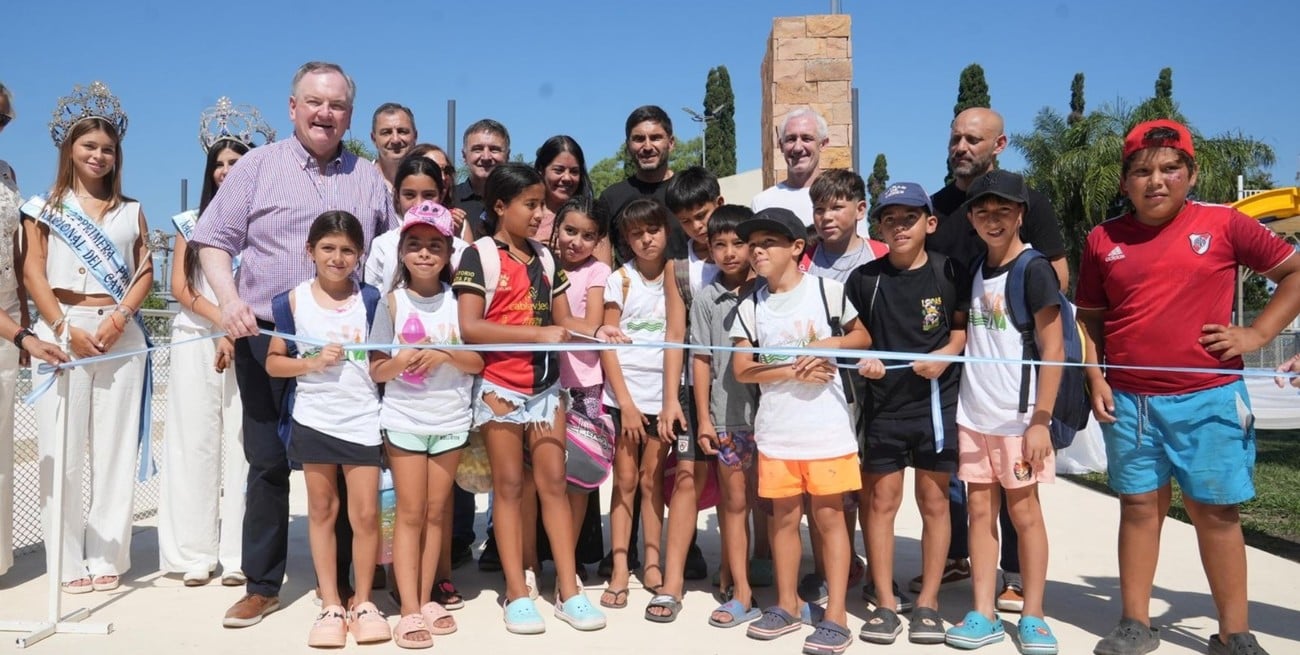 San Guillermo potencia su perfil turístico con nuevas obras en el Parque "Alfonsina Storni"