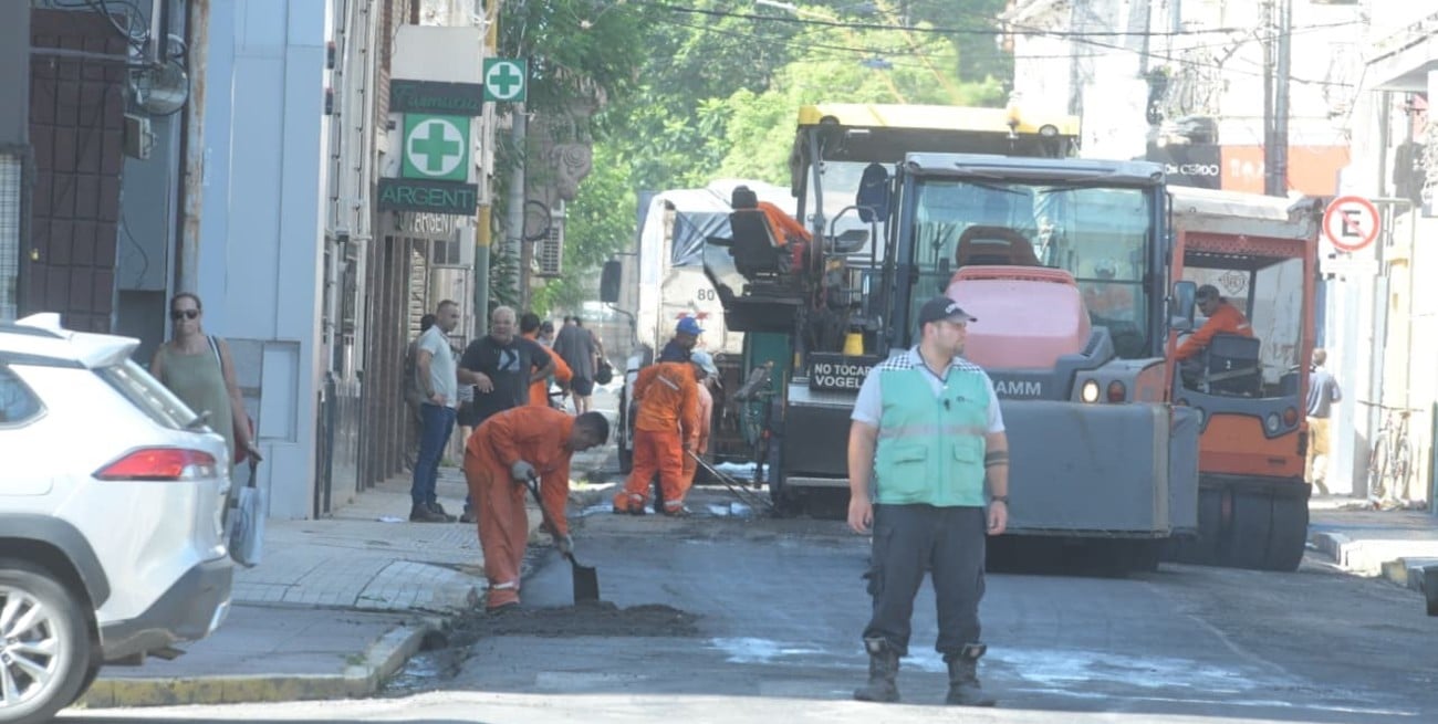 Bacheo intensivo en enero: intervenciones en calles santafesinas