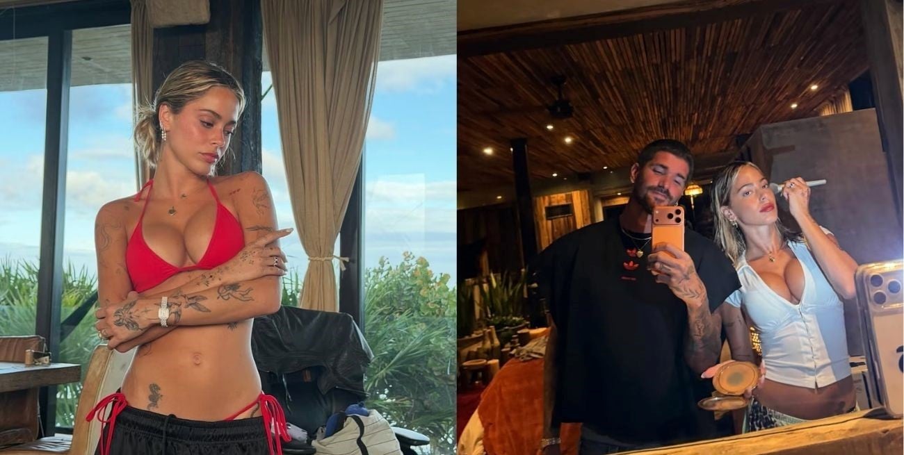 Tini Stoessel y Rodrigo De Paul lucieron el mismo tatuaje en Tulum: la particularidad del diseño
