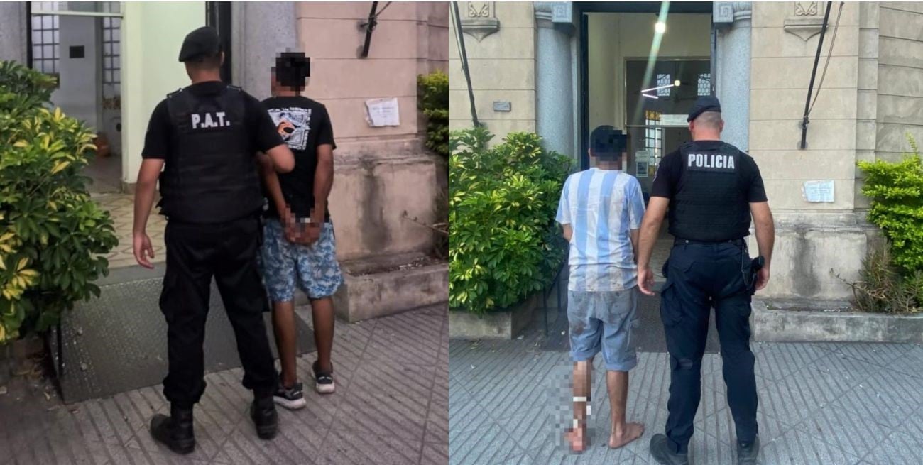 Dos detenidos por robo en barrio Mariano Comas