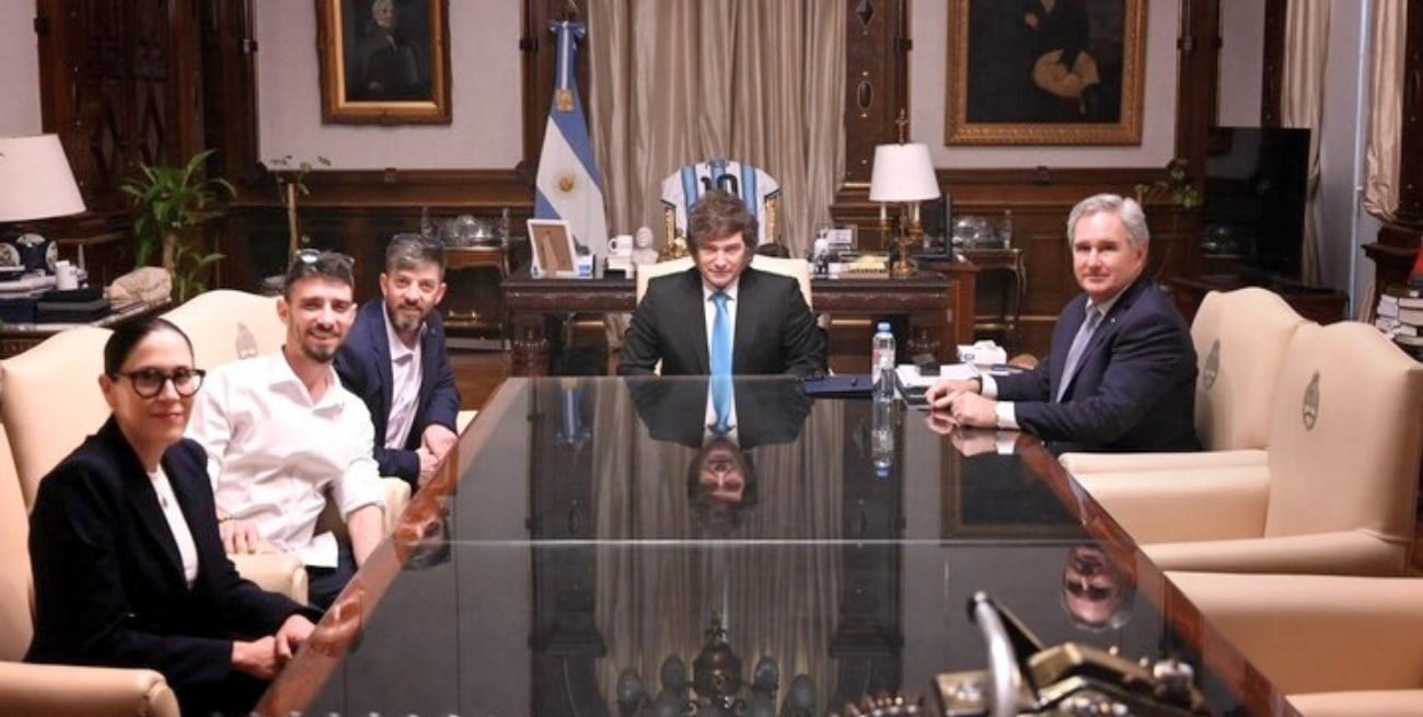 Javier Milei recibió a dos argentinos secuestrados por Hamas