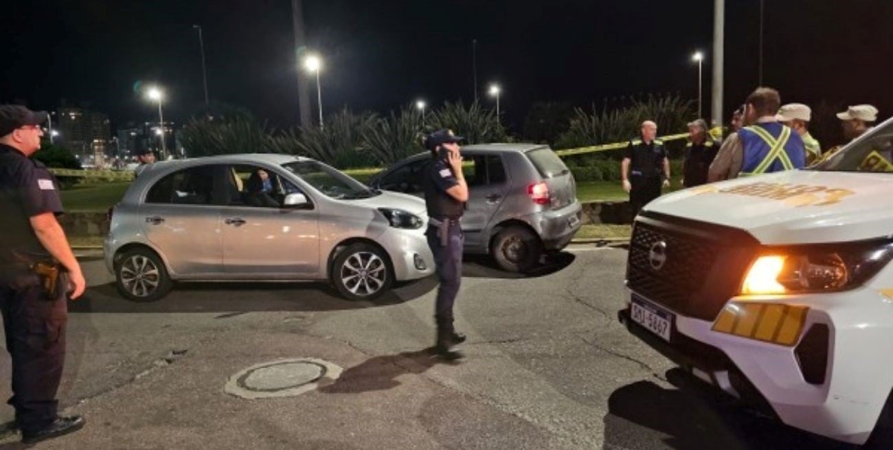 Persecución en Punta del Este: choque, disparos y drogas incautadas