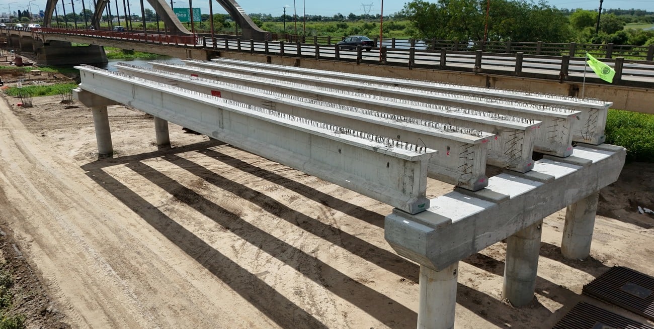 El nuevo puente Santa Fe–Santo Tomé ya alcanza el 30% de avance y acelera su construcción
