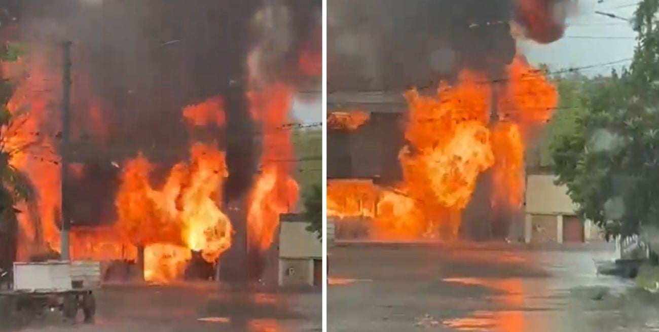 Explosión e incendio en Tucumán: un depósito de garrafas ardió y dejó al menos 10 heridos
